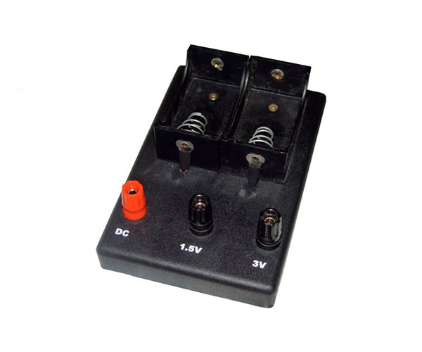 Two Battery Holder with Plug Terminals