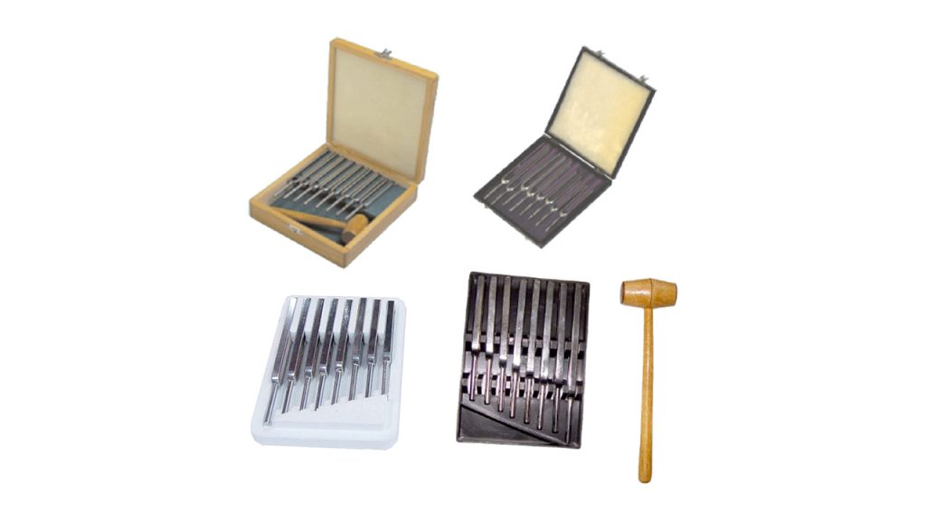 Tuning Fork Set Of 8 Alloy Steel