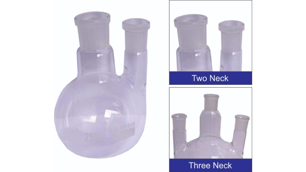 Flasks Round Bottom, Two And Three Neck