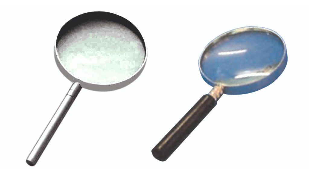 Hand Magnifier Metallic