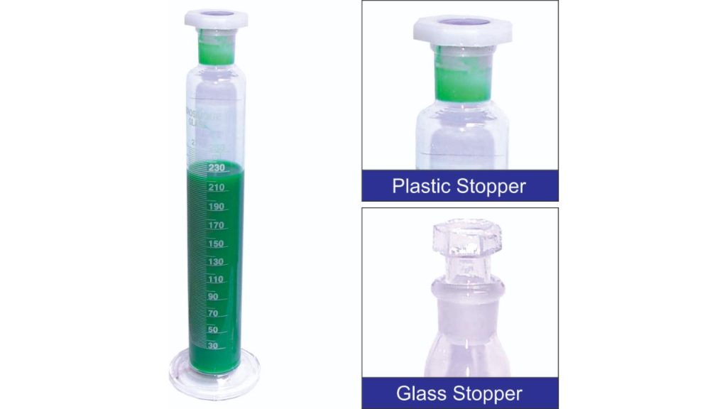Measuring Cylinder With Plastic/glass Stopper