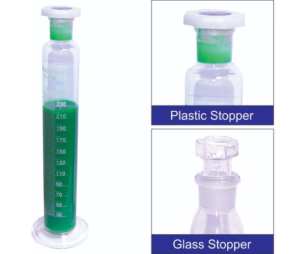 Measuring Cylinder With Plastic/glass Stopper