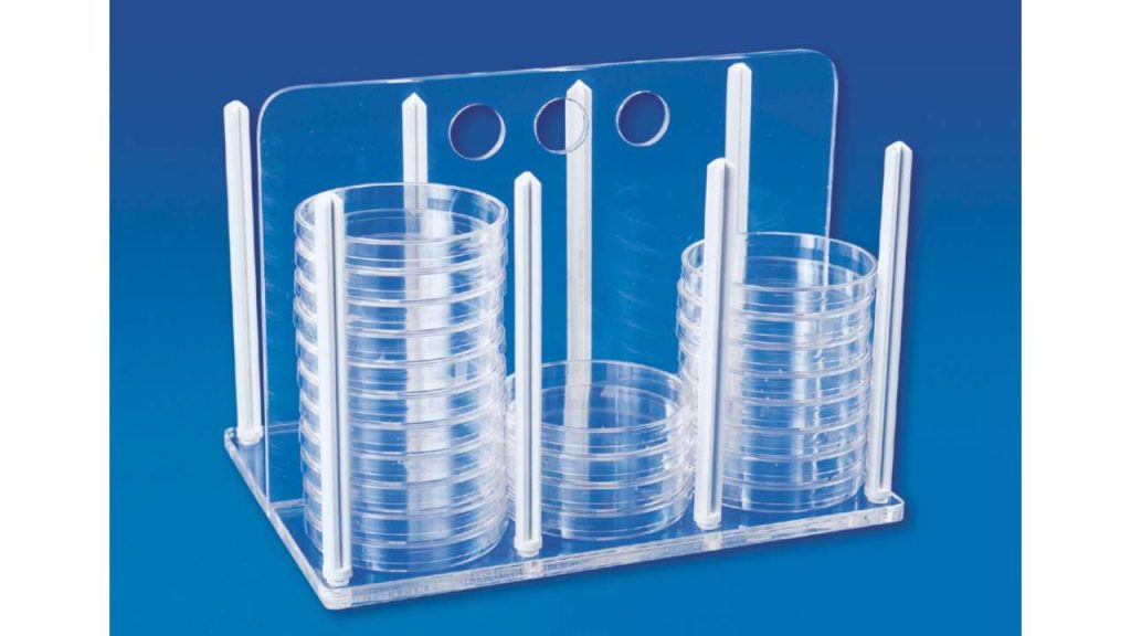 Rack For Petri Dishes