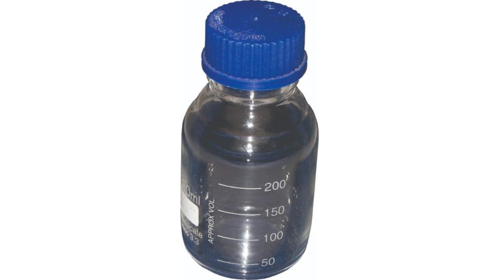Reagent Bottle Glass Graduated Wide Mouth With Plastic Screw Cap