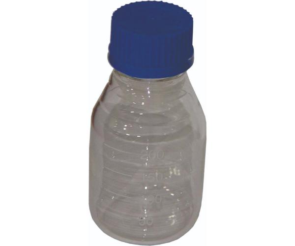 Reagent Bottle Glass Ingratiated Wide Mouth With Plastic Screw Cap