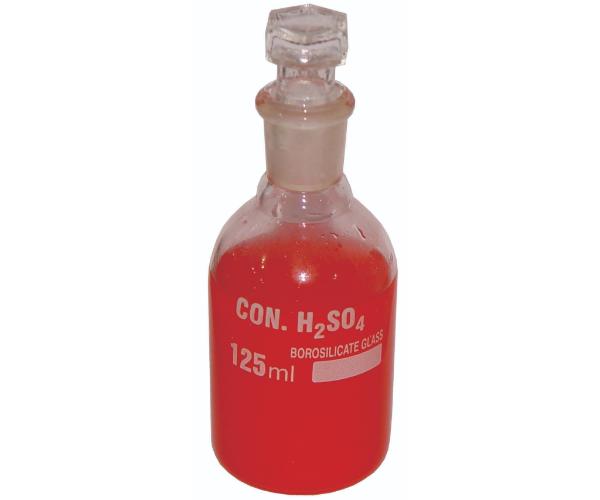 Reagent Bottle With Hexagonal Glass Stopper