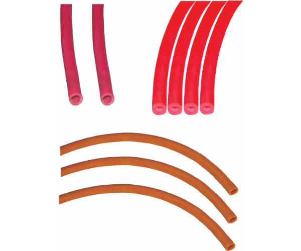 Rubber Tubing (Red/orange )
