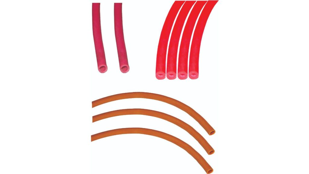 RUBBER TUBING (RED/ORANGE )