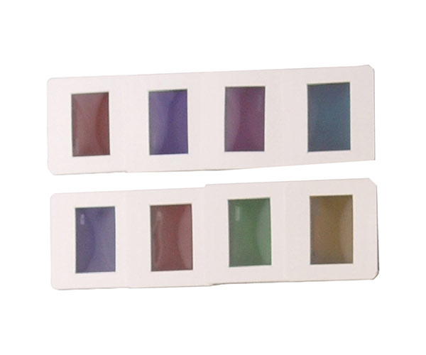 Set Of Mounted Colour Filters