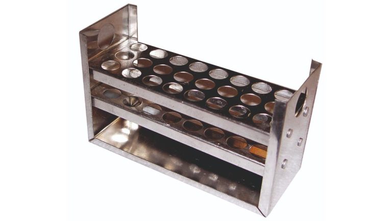 Aluminium Test Tube Rack – Lab Tube Holder Stand