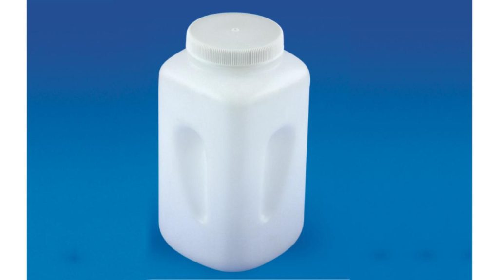 Wide Mouth Square Bottle
